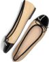 Inuovo Beige Ballerina met Elastische Strik Beige Dames - Thumbnail 2