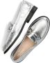 Inuovo Zilveren Leren Loafers B01004 Gray Dames - Thumbnail 2