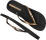 Ipanema Anatomic Shine teenslippers zwart goud - Thumbnail 2