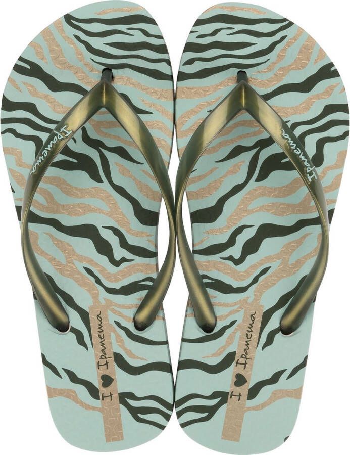 Ipanema Animal Print Slippers Dames Green