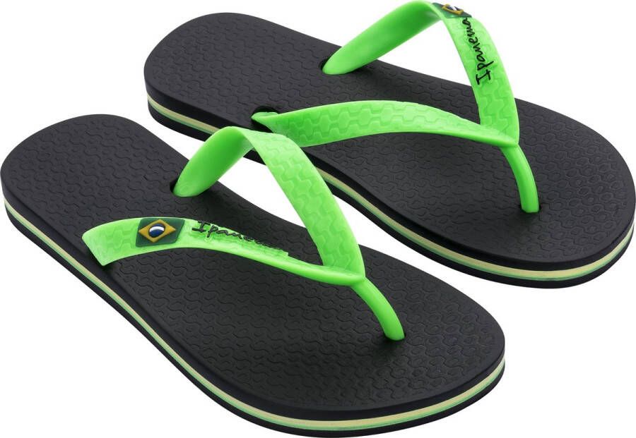 Ipanema Classic Brasil Kids Slippers Heren Junior Black Green