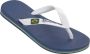 Ipanema Classic Brasil Kids Slippers Donkerblauw Wit - Thumbnail 1