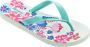 Ipanema Classic Kids teenslippers met printopdruk groen roze - Thumbnail 1