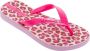 Ipanema Classic Kids teenslippers met panterprint roze - Thumbnail 2