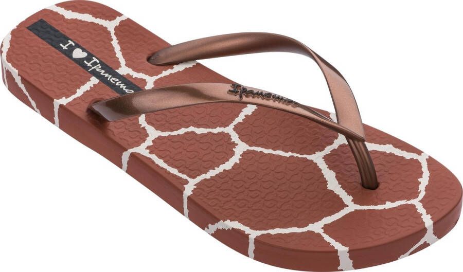 Ipanema I Love Safari Teenslippers Slippers Bruin Dames