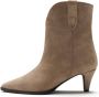 Isabel Bernard Enkellaarzen Vendôme Louane Taupe Suede Boots IB in taupe - Thumbnail 1