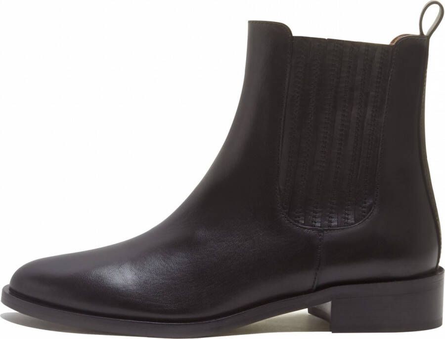 Isabel Bernard Vendôme Dames Chelsea Boots Leer Zwart