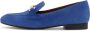 Isabel Bernard Sandalen Vendôme Fleur Blauwe Suède Loafers in blauw - Thumbnail 1