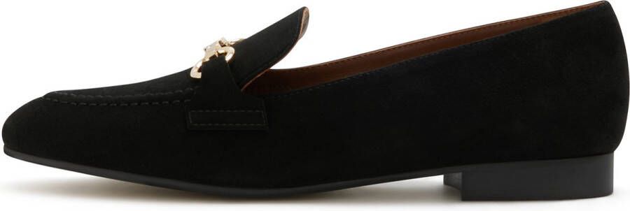 Isabel Bernard Vendôme Dames Loafers Leer Suède Zwart