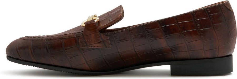 Isabel Bernard Vendôme Fleur Dames Loafers Croco bruin