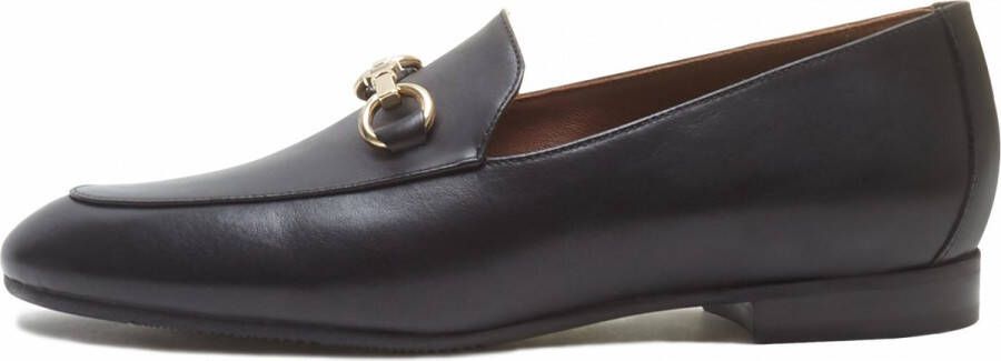 Isabel Bernard Loafers & ballerina schoenen Vendôme Fleur Calfskin Leather Loafers in zwart