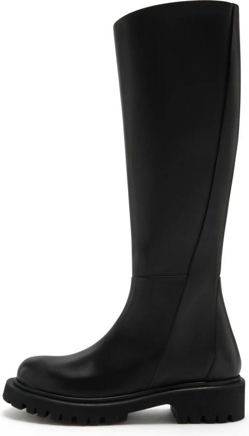 Isabel Bernard Boots & laarzen Vendôme Fem Suede Stretch Overknee Boots in zwart