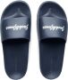 JACK & JONES Heren Badslipper Jerry Moulded Logo Slider Blauw - Thumbnail 1