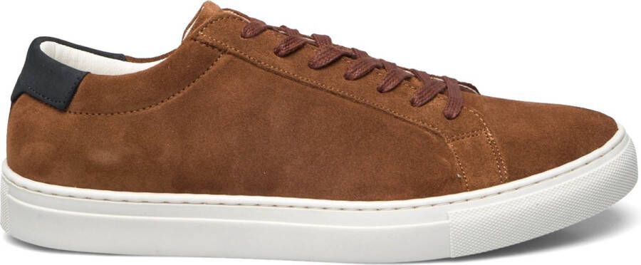 JACK & JONES Heren Sneakers Jfw Corey Suede Bruin