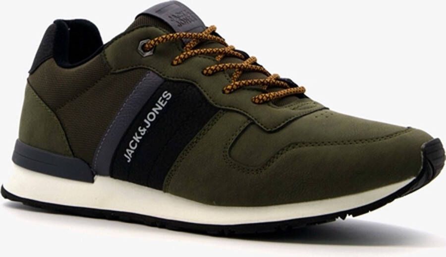 JACK & JONES heren sneakers Kaki kitt