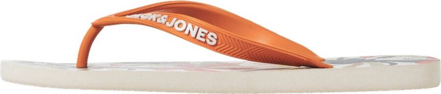 JACK & JONES heren teenslippers palm print multi III