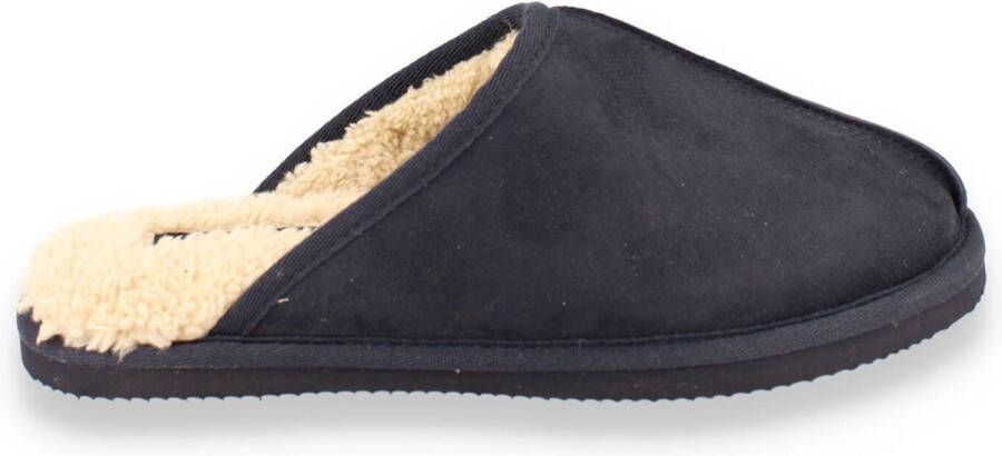 JACK & JONES Heren Instappers Dudely Microfiber Pantoffel Blauw