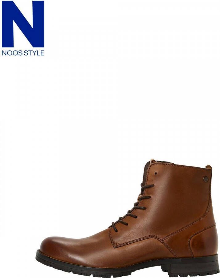 JACK & JONES JACK&JONES FOOTWEARJFWORCA LEATHER COGNAC 19 STSCognac44