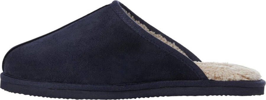 JACK & JONES Heren Instappers Dudely Microfiber Pantoffel Blauw