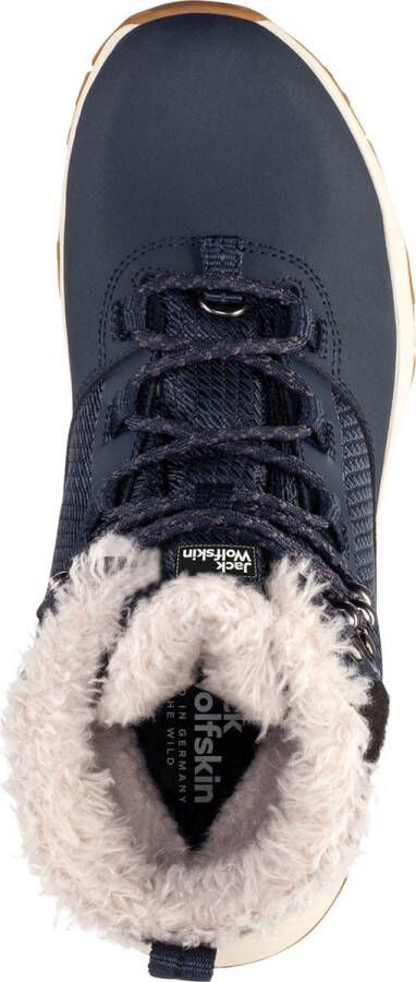 Jack Wolfskin Everquest Texapore High Women Waterdichte winterlaarzen Dames 37.5 blauw dark blue off-white