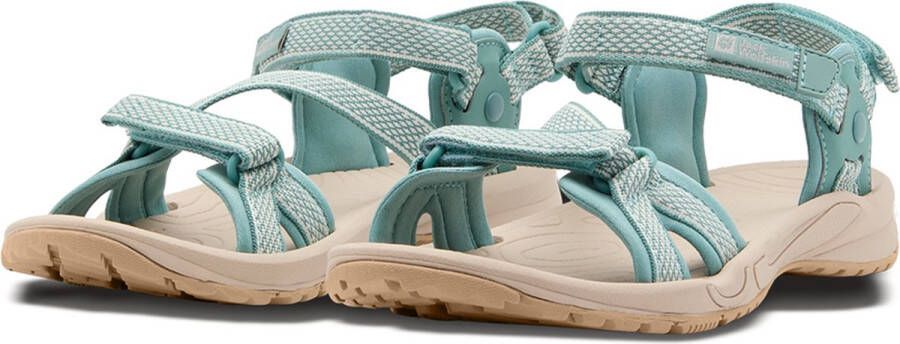 Jack Wolfskin LAKEWOOD RIDE SANDAL W Dames Sandalen soft jade