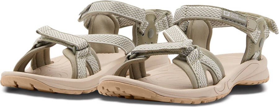 Jack Wolfskin LAKEWOOD RIDE SANDAL W Dames Sandalen stone