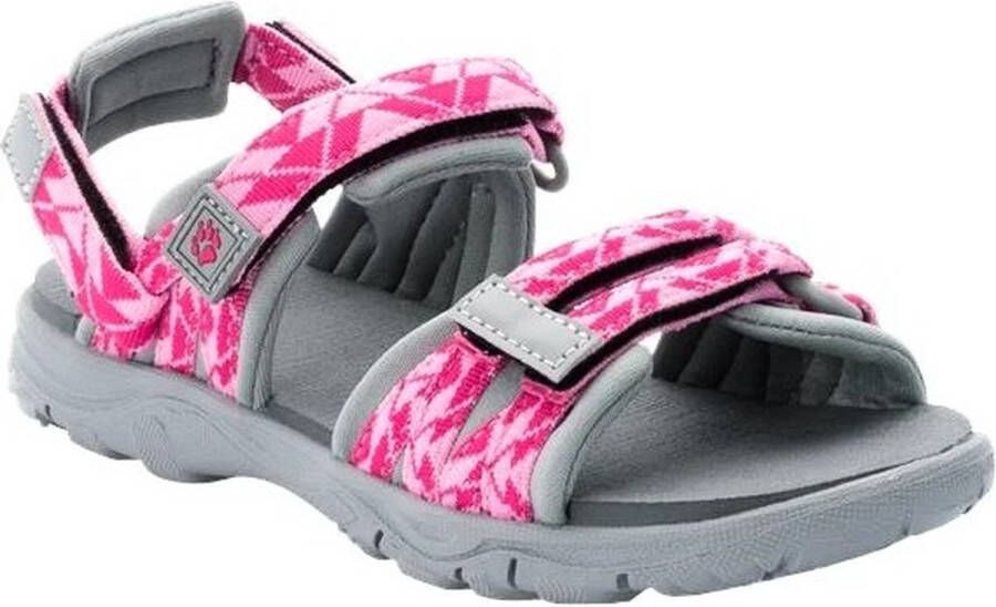 Jack Wolfskin Mädchen Kinder Sandalen Kindersandalen 2 IN 1 Sandal Light 163414 Rosa