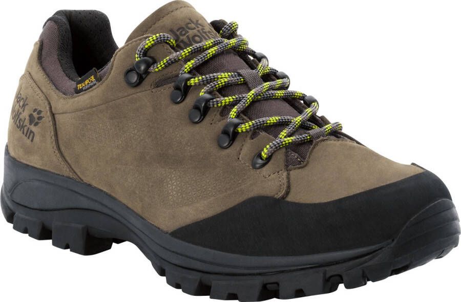 Jack Wolfskin Rebellion Texapore Low Men Waterdichte trekkingschoenen Heren Khaki Phantom