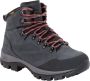 Jack Wolfskin Rebellion Texapore Mid Women Waterdichte trekkingschoenen Dames grey red - Thumbnail 1