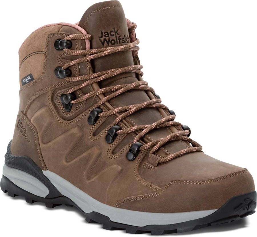 Jack Wolfskin Refugio Prime Texapore Mid Wandelschoen Dames waterdichte mid wandelschoenen Fawn