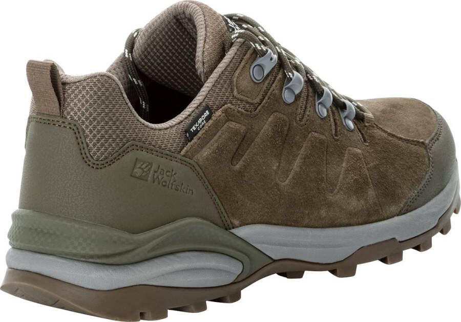 Jack Wolfskin Refugio Texapore Low Waterdichte wandelschoenen cold coffee