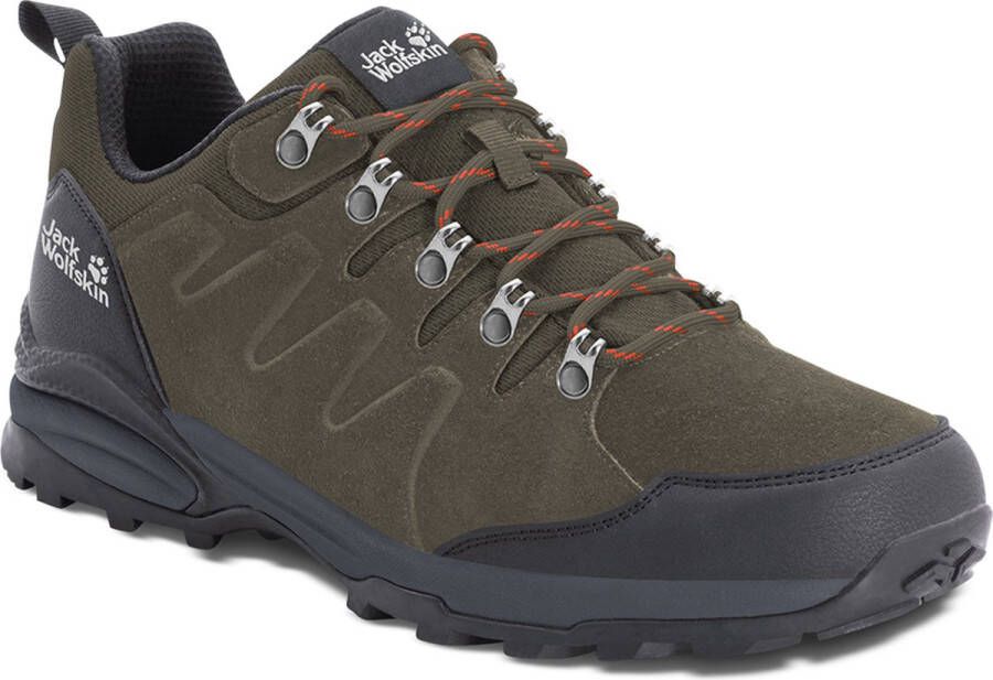 Jack Wolfskin Refugio Texapore Low Men Waterdichte wandelschoenen Heren Khaki Phantom