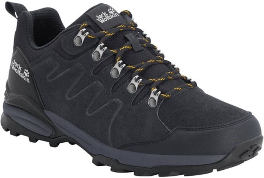 Jack Wolfskin Refugio Texapore Low Men Waterdichte wandelschoenen Heren Phantom Burly Yellow Xt