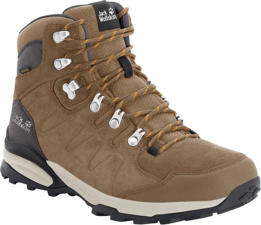 Jack Wolfskin Refugio Texapore Mid Women Waterdichte wandelschoenen Dames brown apricot