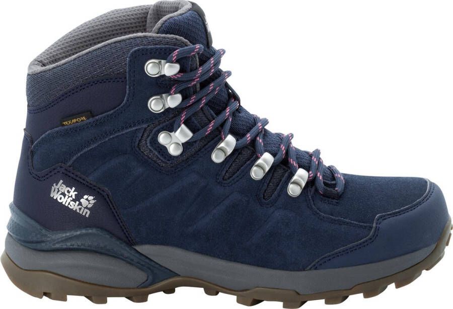 Jack Wolfskin Refugio Texapore Mid Women Waterdichte wandelschoenen Dames dark blue grey