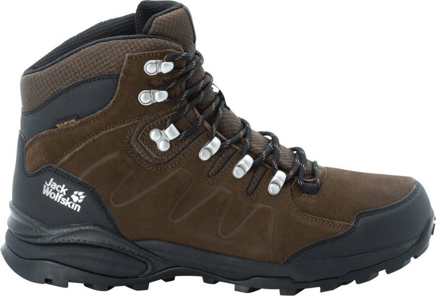 Jack Wolfskin Refugio Texapore Mid Waterdichte wandelschoenen brown phantom