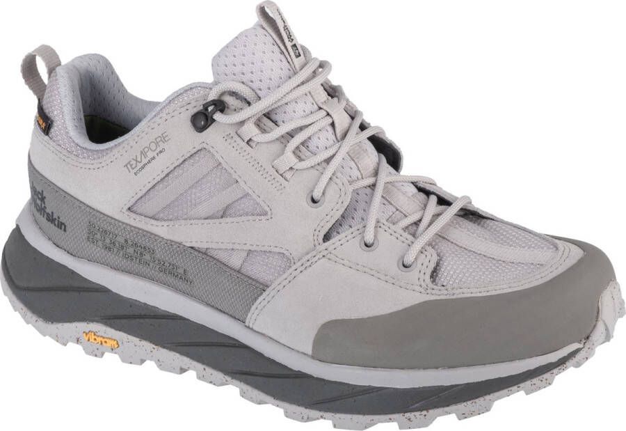 Jack Wolfskin Terraquest Texapore Low M 4056401-6301 Mannen Grijs Trekkingschoenen