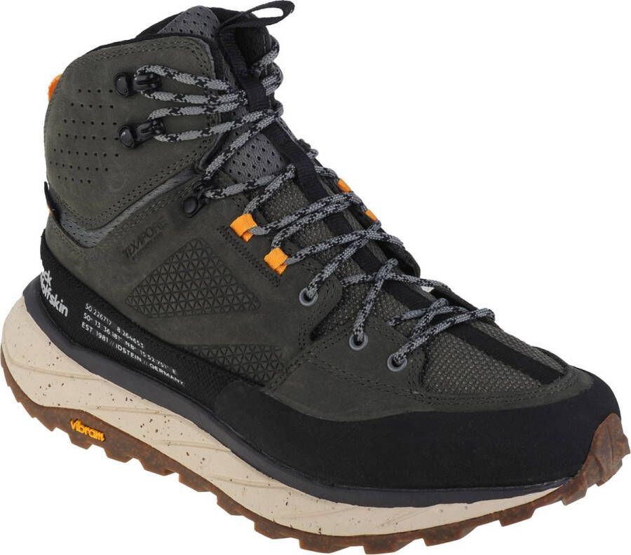 Jack Wolfskin Terraquest Texapore Mid Men Waterdichte wandelschoenen Heren gecko green