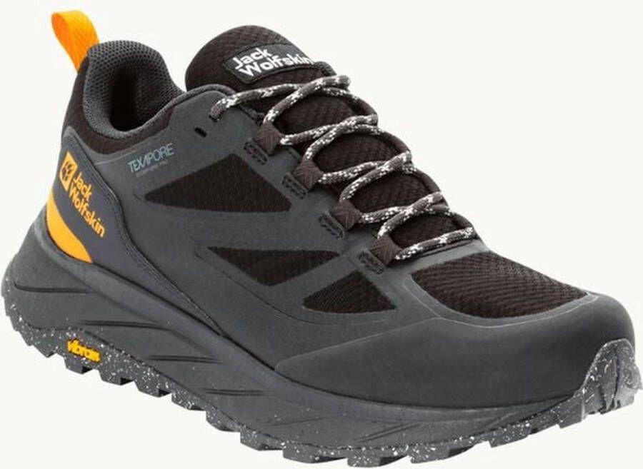 Jack Wolfskin Terraventure Texapore Low M 4051621-6000 nen Zwart Trekkingschoenen