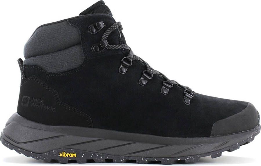 Jack Wolfskin Terraventure Urban Mid M Heren Wandelschoenen Leer Zwart 4053561