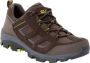 Jack Wolfskin Vojo 3 Texapore Low Wandelschoenen Heren Dark Brown Lime - Thumbnail 1