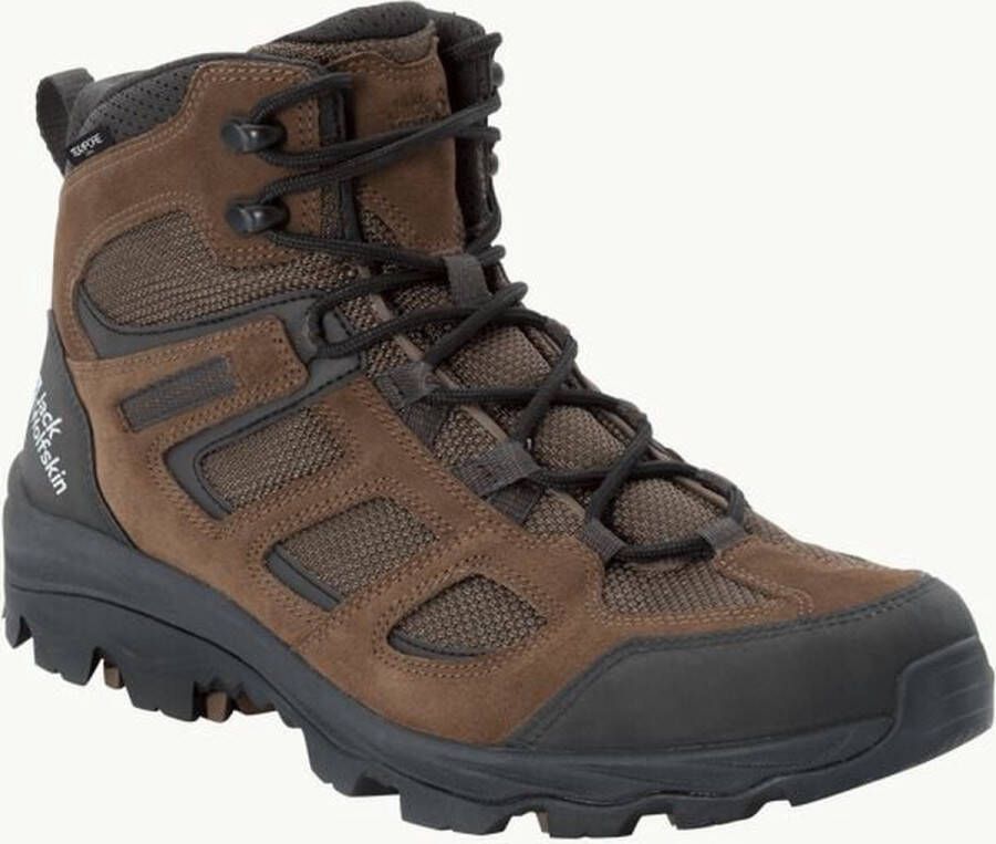 Jack Wolfskin Vojo 3 Texapore Mid Heren waterdichte mid wandelschoenen Black Burly Yellow Xt