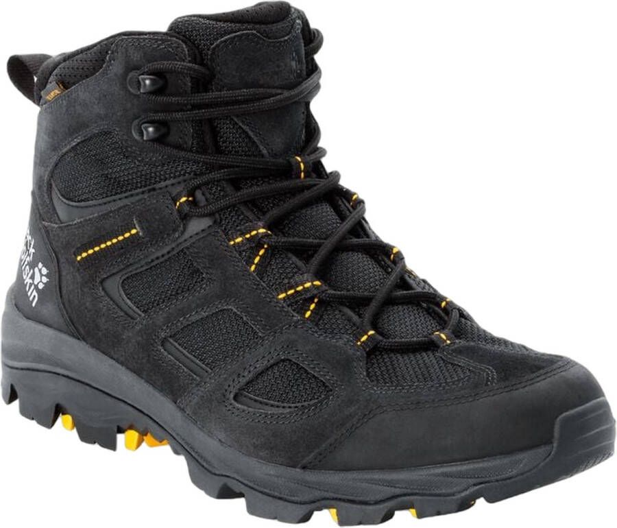 Jack Wolfskin Vojo 3 Texapore Mid Waterdichte wandelschoenen 49 zwart black burly yellow XT