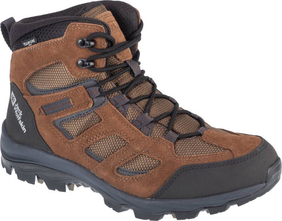 Jack Wolfskin Vojo 3 Texapore Mid Heren waterdichte mid wandelschoenen Black Burly Yellow Xt