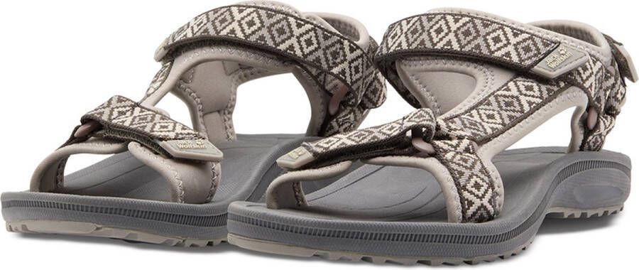 Jack Wolfskin WAVE BREAKER W Dames Sandalen cold coffee