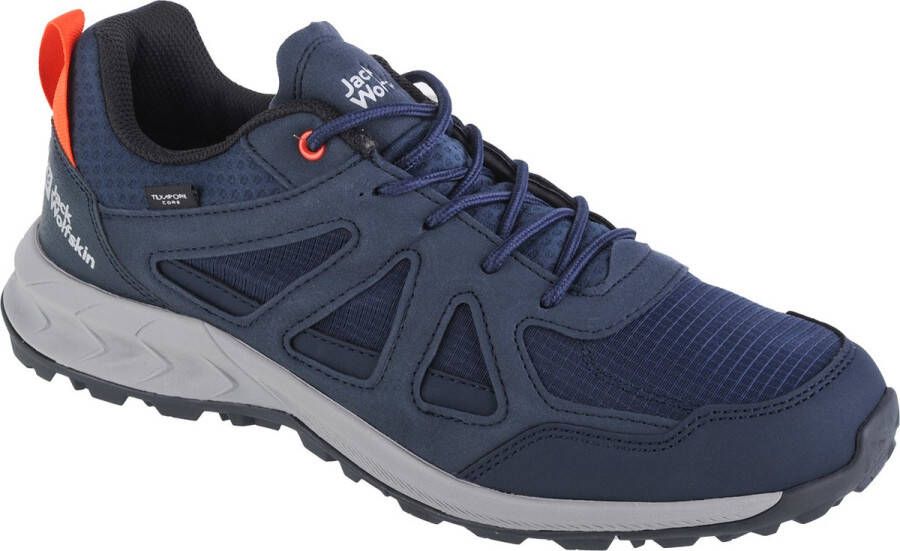 Jack Wolfskin Woodland 2 Texapore Low Waterdichte wandelschoenen 43 dark blue red dark blue red - Foto 1