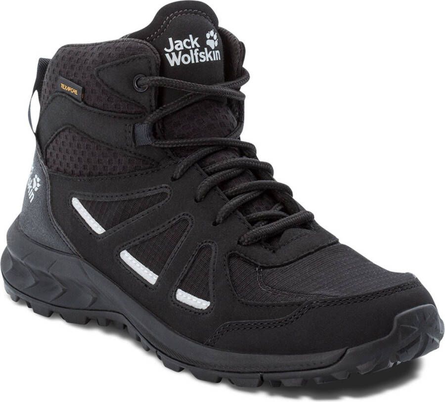 Jack Wolfskin Women's Woodland 2 Texapore Mid Wandelschoenen zwart