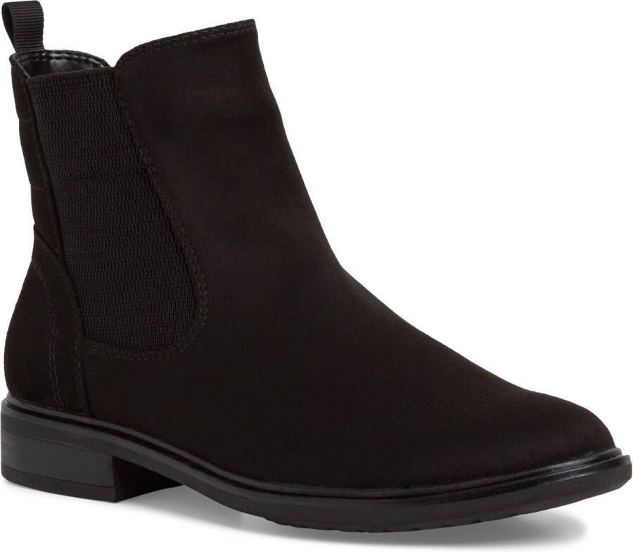 Jana Dames Chelseaboot 25369-001 Zwart Wijdte H