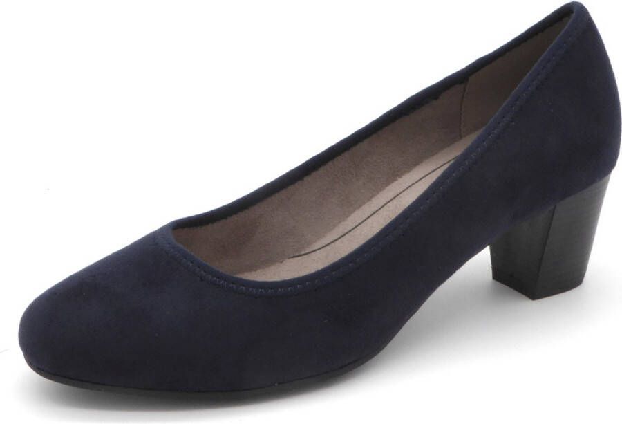 Jana Dames Pump 22476-804 Blauw Wijdte H