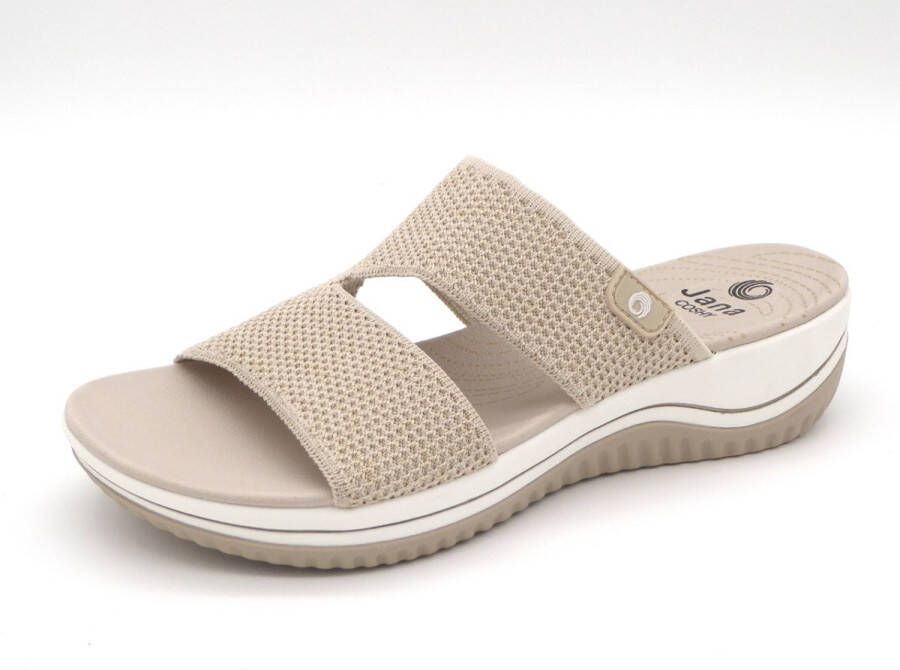 Jana Dames Slipper 27270-499 Beige Wijdte H